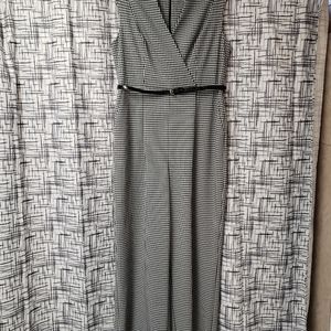 Calvin Klein Gingham Pattern Jumpsuit